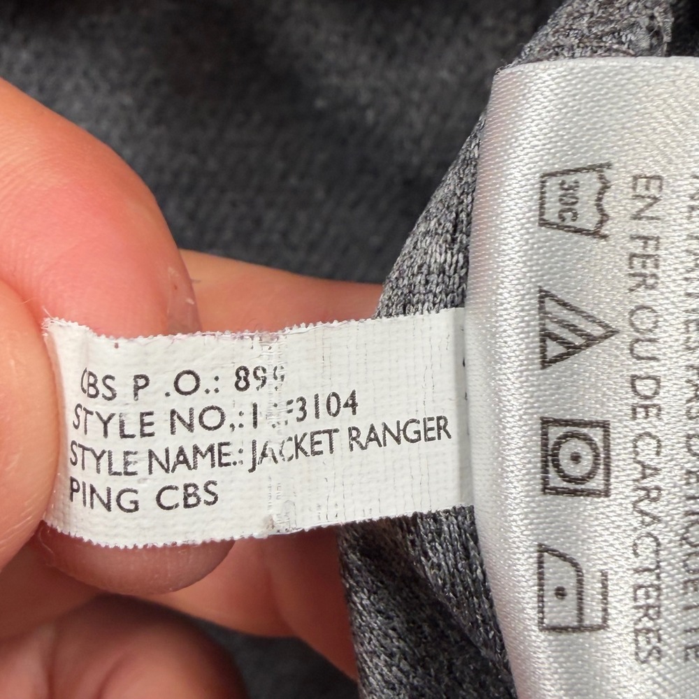 Ping Jacket Ranger Men XL Gray‎ Quarter Zip Sensorcool Ribbed Golf Pullover - Picture 3 of 10